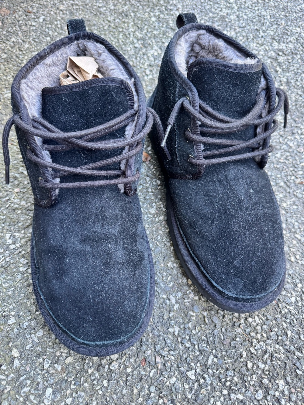 UGG Men's Black Suede Chukka Boots